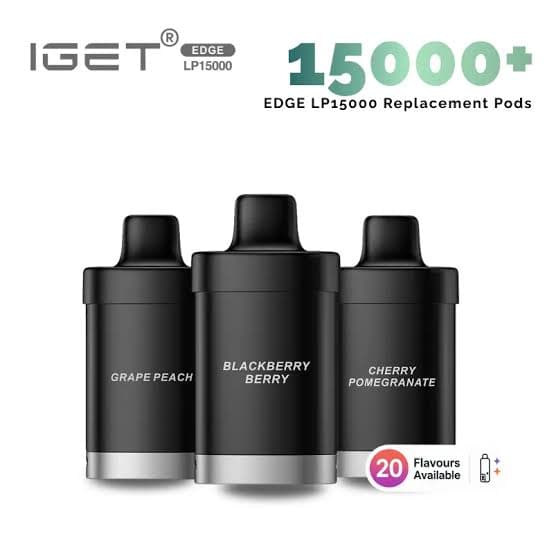 IGET Edge LP15000 POD KIT (3PCS)